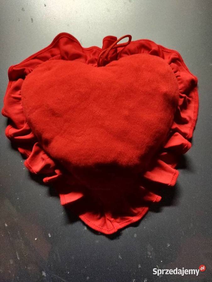 poduszka serce kocham cie odcienie czerwieni Ostrołęka