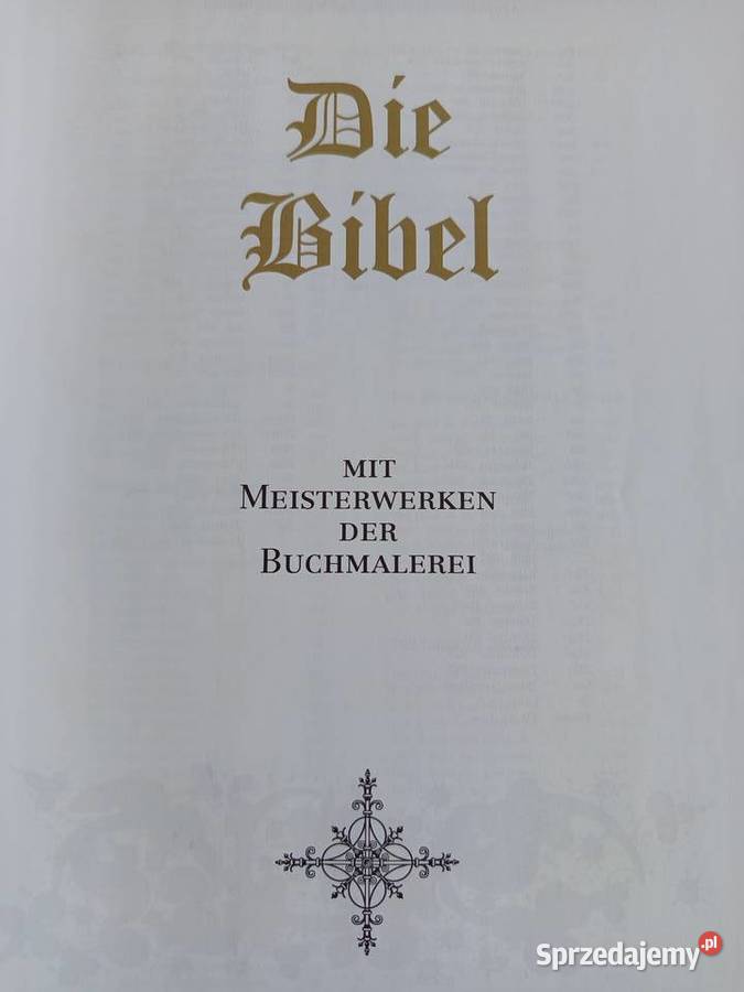 Die Bibel Biblia wysyłka Gdańsk sprzedam