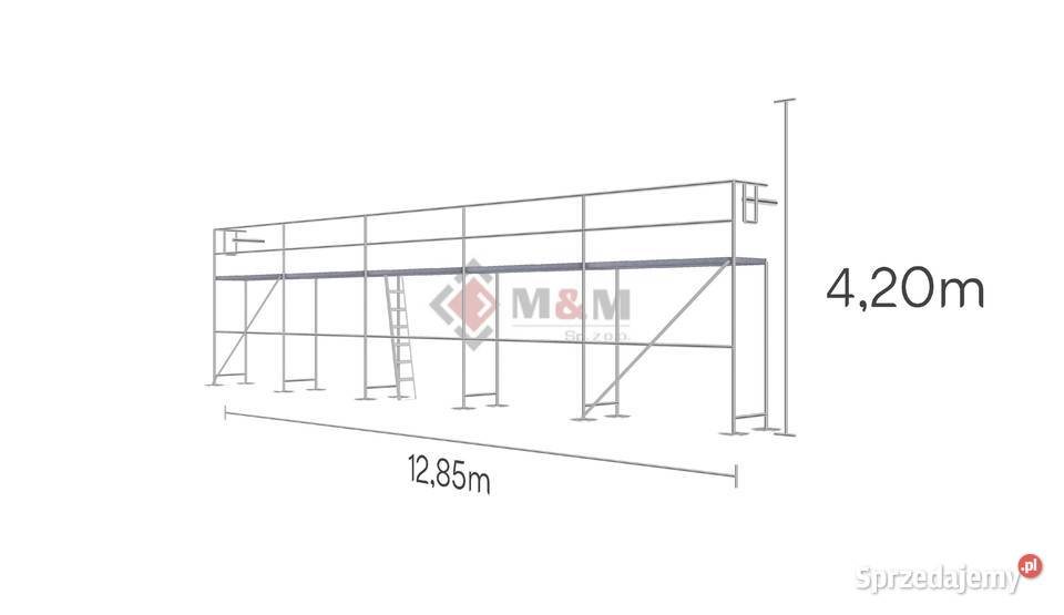 Rusztowanie 5397 m2 używane wymiary 1285x42m Stare Siołkowice sprzedam