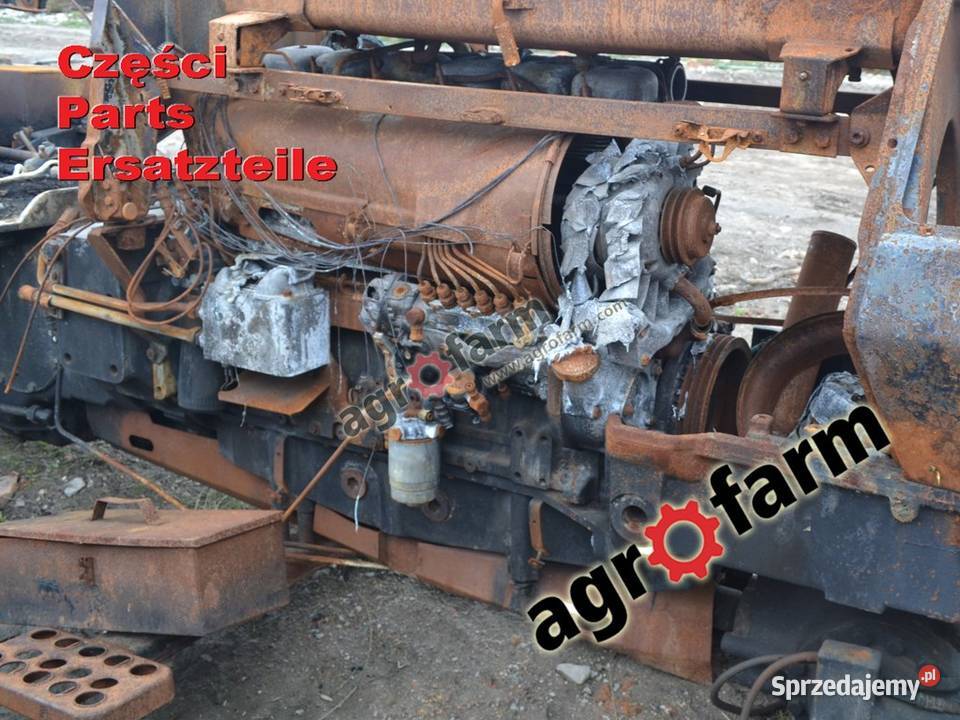 Deutz DX 610 części skrzynia biegów silnik oś Byków