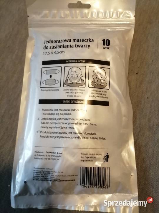 Sprzedam maseczki ochronne Sosnowiec sprzedam