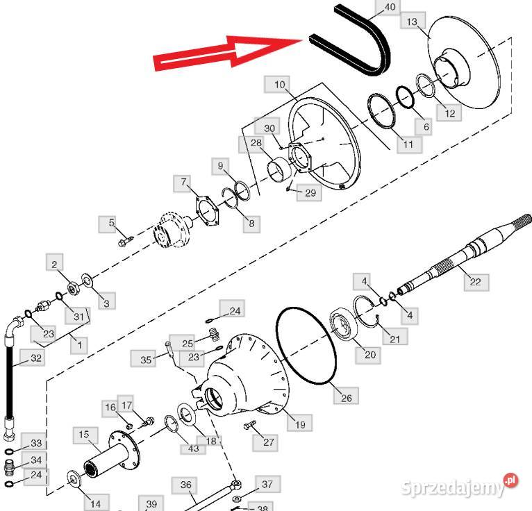 H208431 HXE63990 HXE147321 Pas wariatora John Deere STS i S