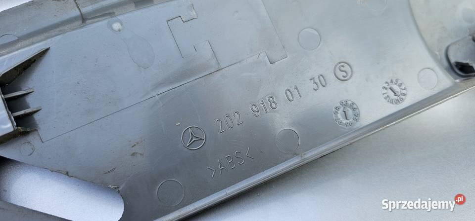 Osłona fotela szara mercedes w202 2029180830 Zbąszyń