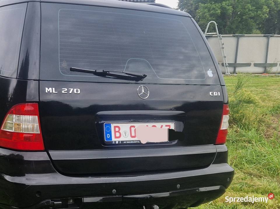 Mercedes ML 270Cdi z Niemiec Okazja hak 3500 dolnośląskie Zgorzelec sprzedam