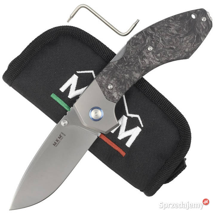 Nóż składany MKM Hero Marbled Carbon Fiber Satin mazowieckie Warszawa
