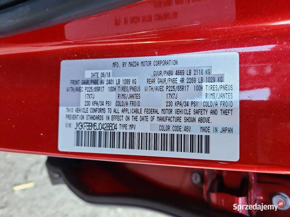 Mazda CX5 25i Aut4x4 Piaseczno