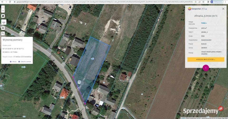 Duża działka 147 ha Szyszczyce gmina Chmielnik sprzedam