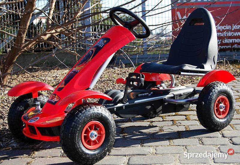 pojazd GOKART NA PEDAŁY pompowane koła auto śląskie Myszków