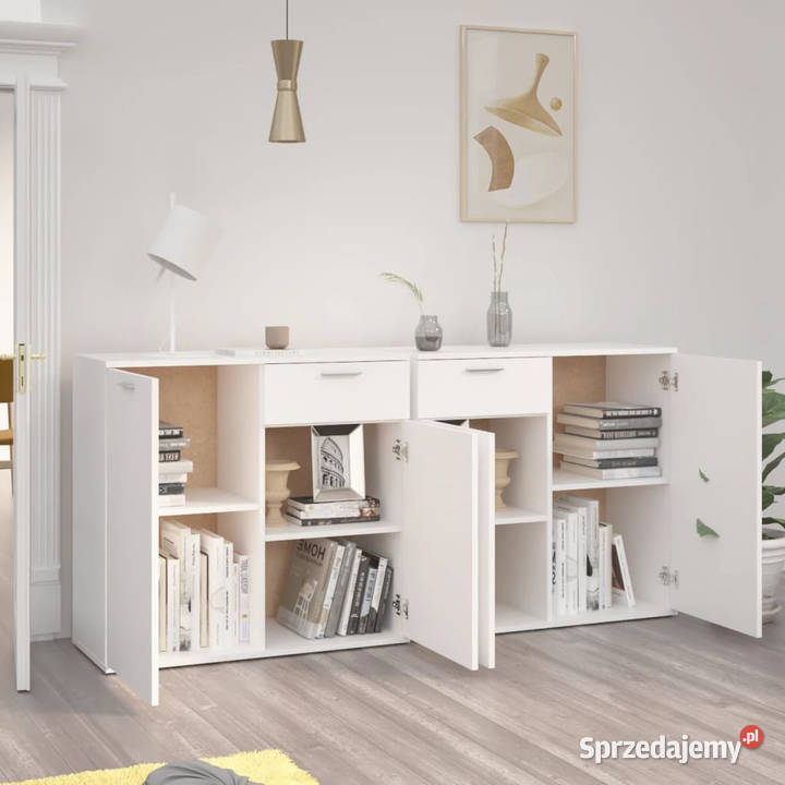 Szafka biała 160x36x75 materiał drewnopochodny mazowieckie Warszawa