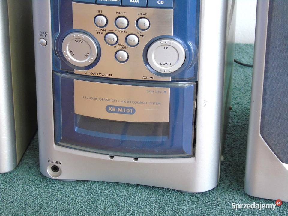 Wieża Aiwa kolumny radio AUX ładna DOSTAWA Jasło