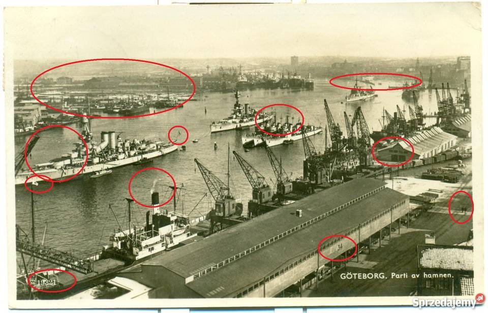 Gteborg statki stocznia flaga czerwony krzyż Ostrów Wielkopolski sprzedam