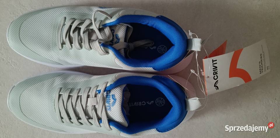 CRIVIT Męskie buty sportowe z oddychającą szary/srebrny warmińsko-mazurskie Ełk