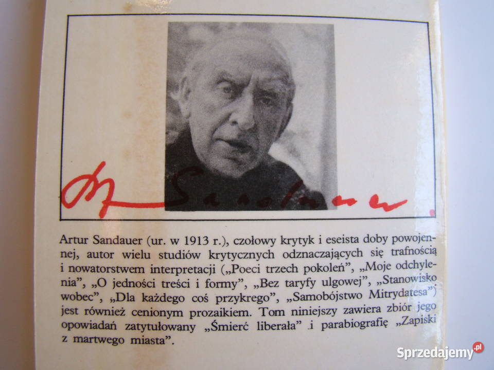 Proza Artur Sandauer