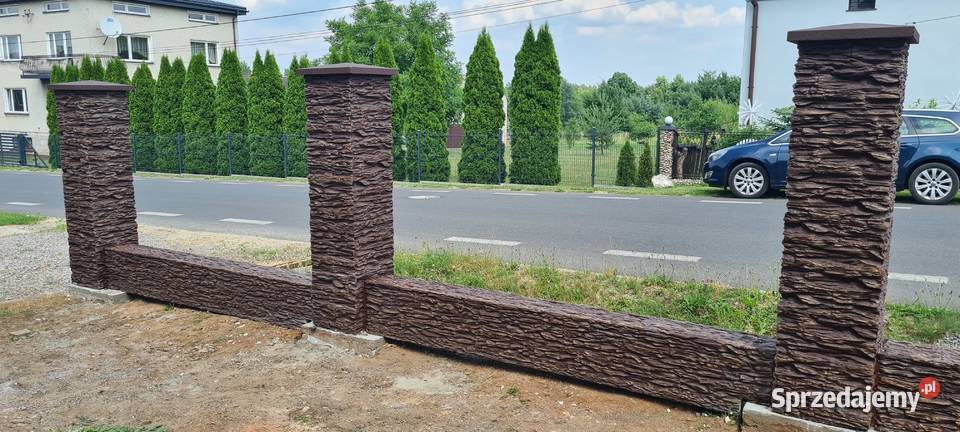 imitacja klinkieru ogrodzenie ogrodzenia słupki zachodniopomorskie