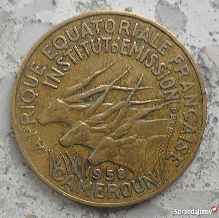 CAMERUN10 FRANCS1958 r Legionowo