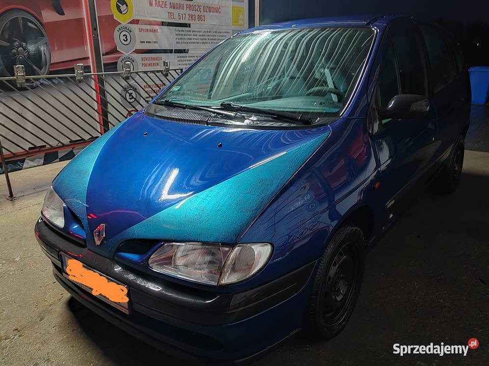 Renoult scenic 16 benzyna z klimatyzacją welurowa tapicerka lubelskie