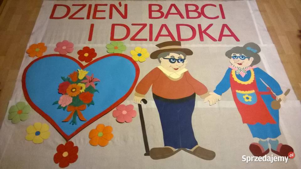Dekoracje na Dzień Babci i Dziadka z brystolu Pozostałe mazowieckie Garwolin