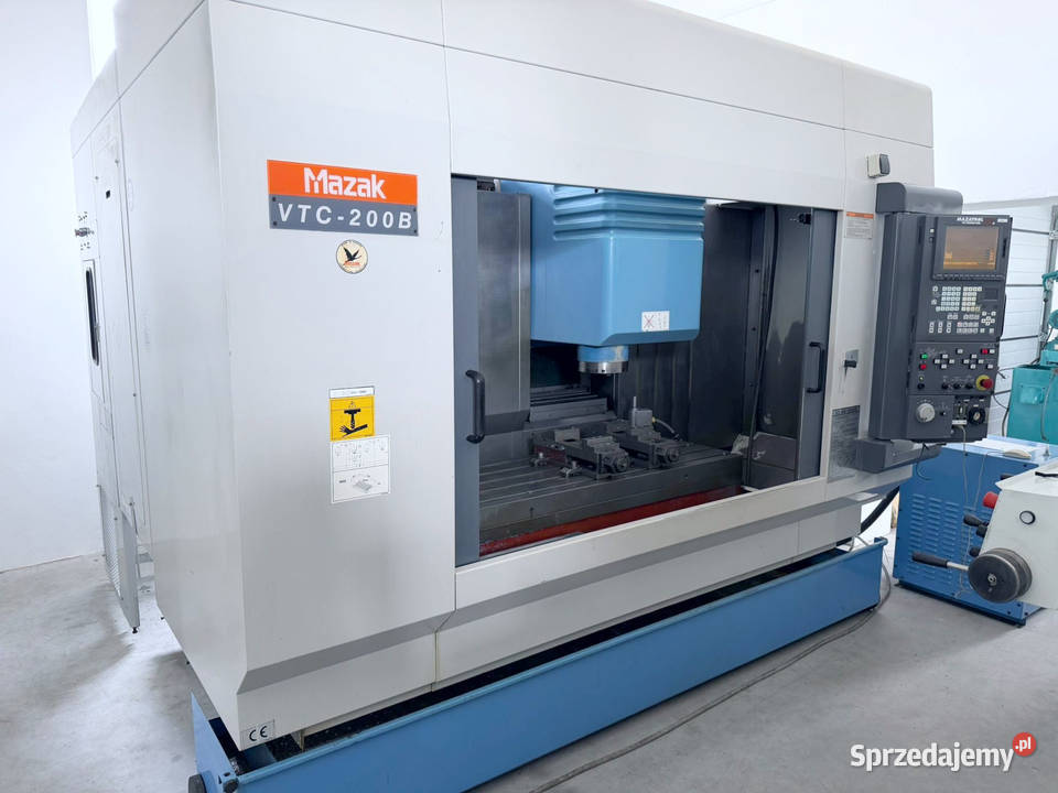Frezarka CNC MAZAK VTC 200 B 20 oprawek sondy Zabór