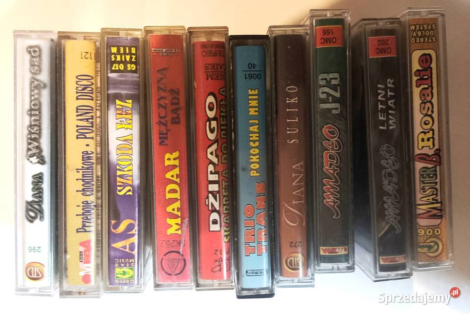 Kasety magnetofonowe zestaw disco polo Grybów