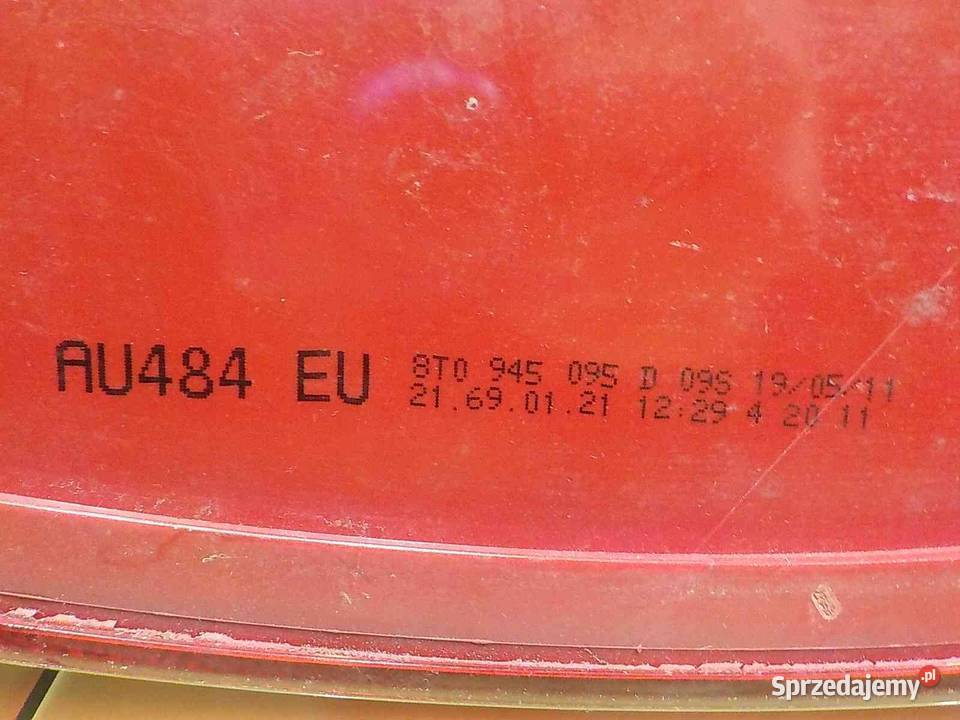AUDI A5 8T 20 TDI 09r COUPE 2D lampa lewa tyl osobowe Suków