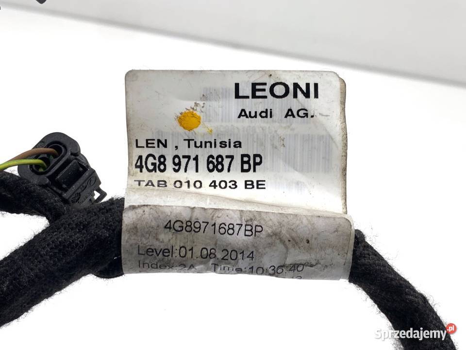 WIĄZKA DRZWI TYŁ PRAWY AUDI A7 4G 4G8971687BP 40 Drzwi