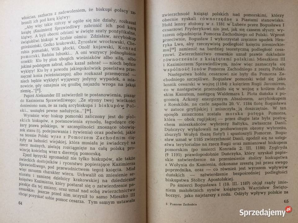 3106 Pomorze Zachodnie W Stosunku Do Polski Szczecin