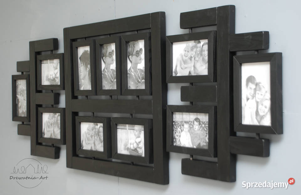 czarna galeria ścienna ramka na zdjęcia ramki do Katowice