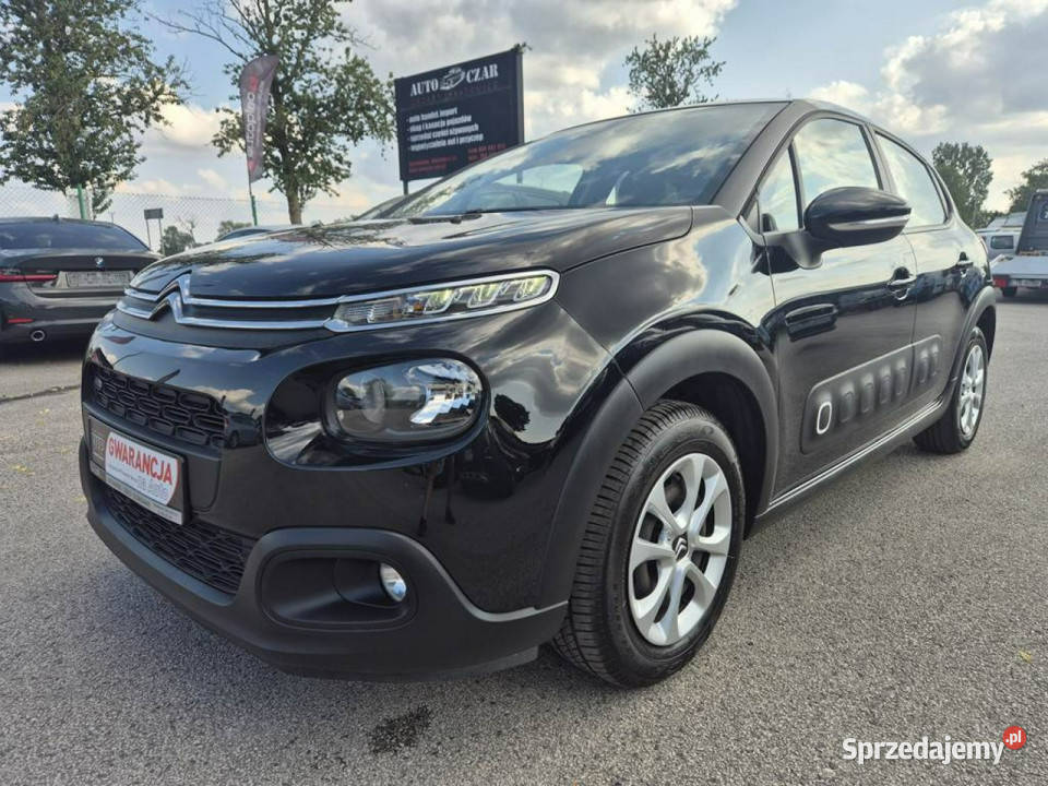 Citroen C3 12 Airbump Bezwypadkowy III 2016 czarny Gniewkowo sprzedam