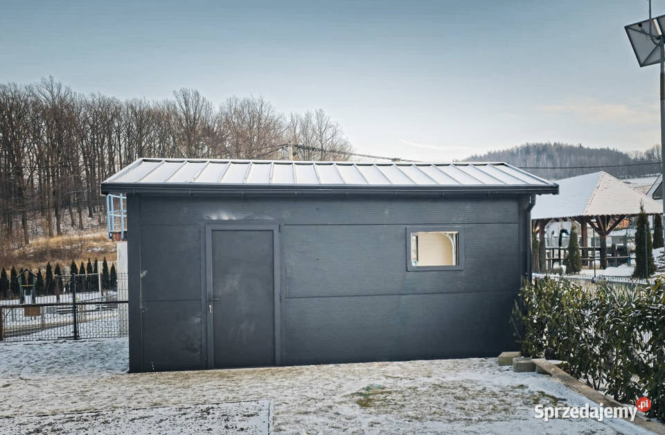 Garaż 45x55 z płyty warstwowej brama segmentowa małopolskie Kraków sprzedam