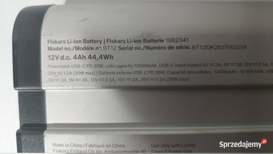 AkumulatorPowerbank FISKARS 12V4Ah Katowice