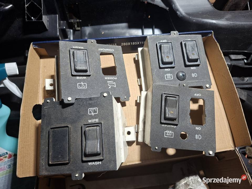 Przyciski Jeep xj Podgrzewanie szyby wycieraczka Łódź