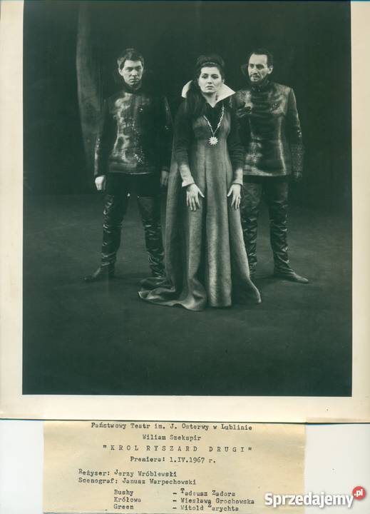 Zdjęcie teatralne Wiliam Szekspir Król Ryszard wielkopolskie
