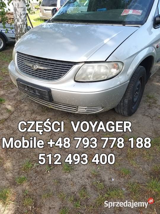 ZDERZAK SREBRNY CHRYSLER GRAND VOYAGER 0107 R Kawnice