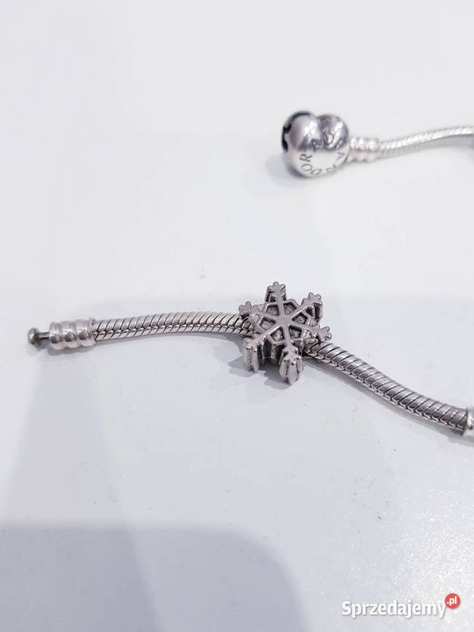 Charms śnieżynka Zawieszka koralik do Dąbrowa Górnicza