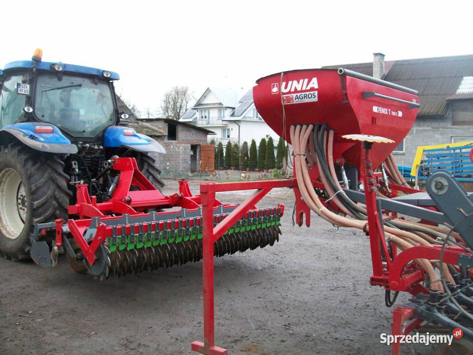 Agregat uprawowo siewny Unia Fenix 7003 nieuszkodzony