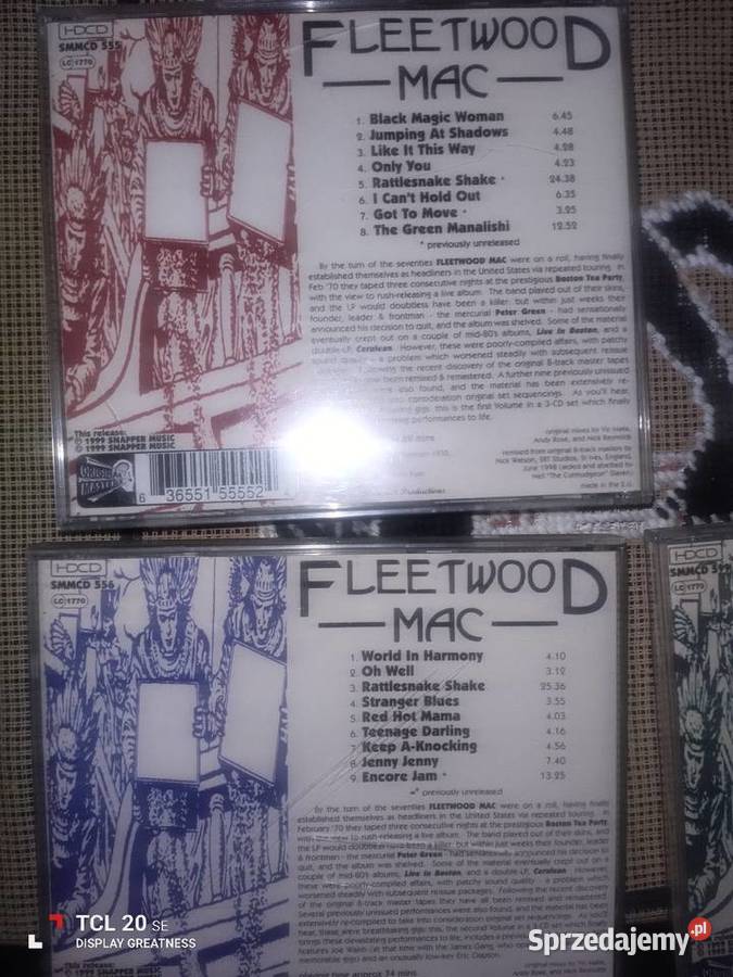 Płyty CD muzyka fleetwood mac wielkopolskie Poznań sprzedam