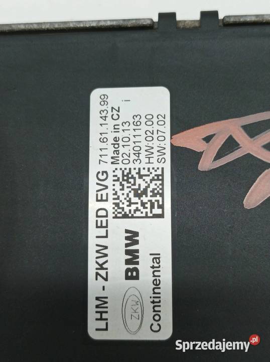 PRZETWORNICA XENON MODUŁ LAMPY LIFT LCI 6114399 Motoryzacja