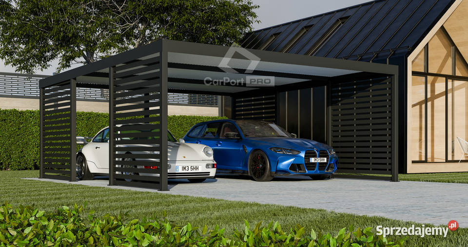 CarPort PREMIUM wiata samochodowa 6x55 antracyt Sprzedaż małopolskie