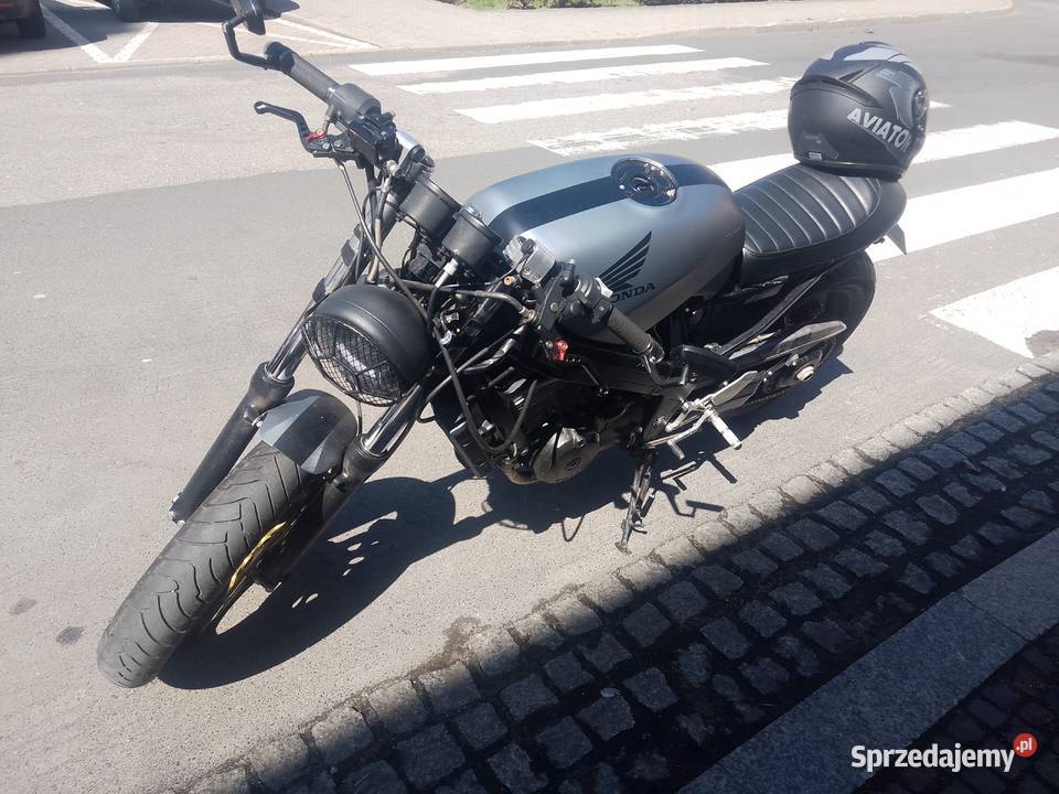 Honda Szybsza wygląda Cafe racer na kawę i Jelenia Góra