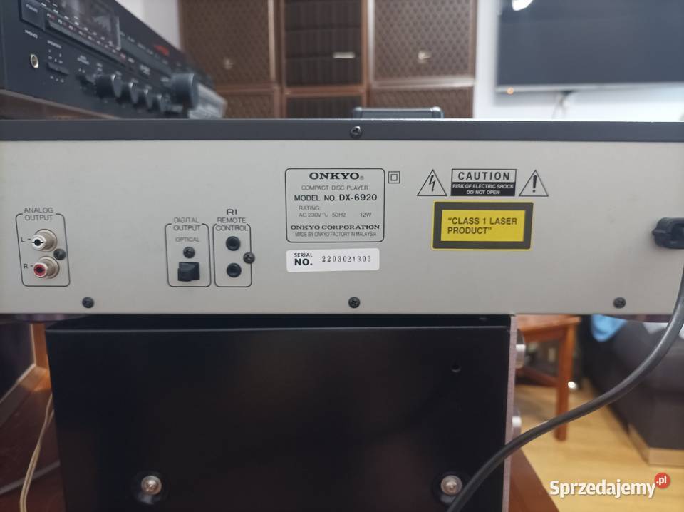 Onkyo CD DX6920 z pilotem RC196C czarny