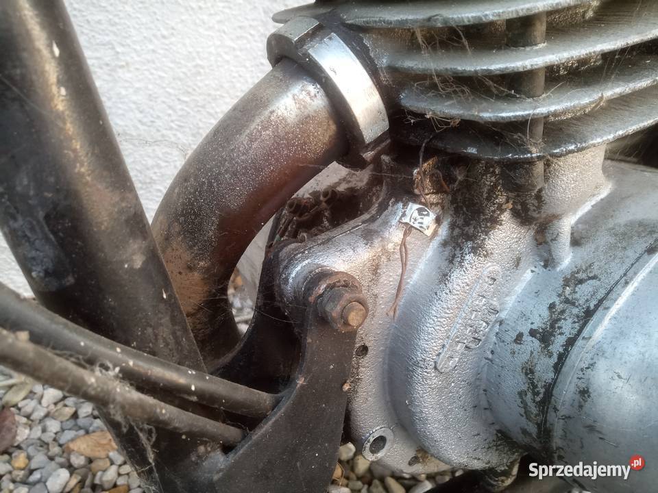 Wsk oryginalny stan plomba na silniku Oświęcim