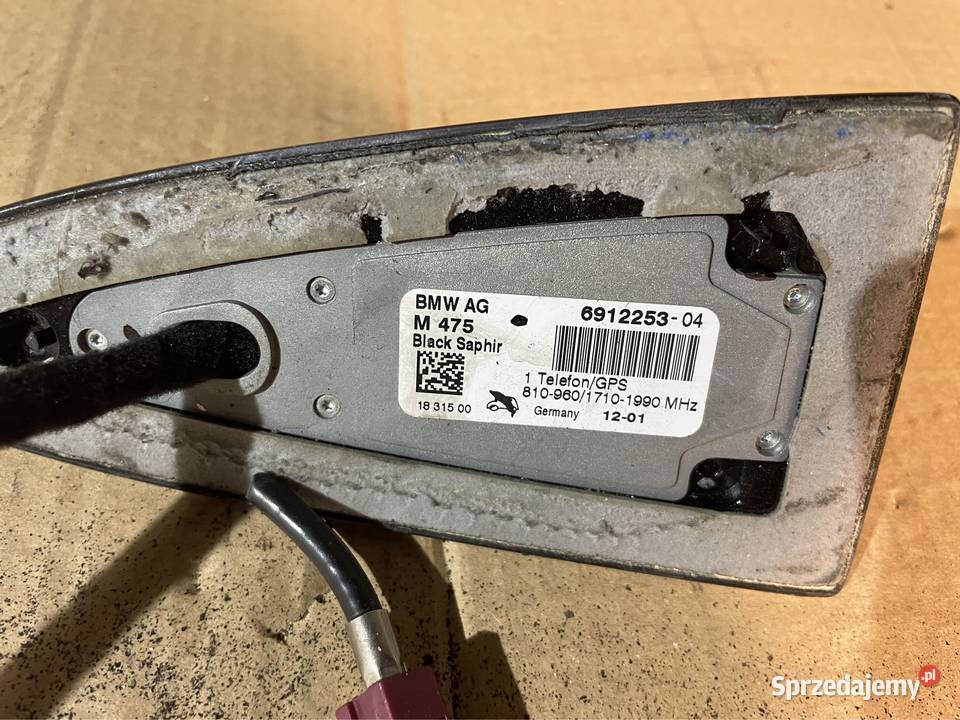 Antena dachowa 6912253 bmw 7 e65 475 czarna Szczecin sprzedam