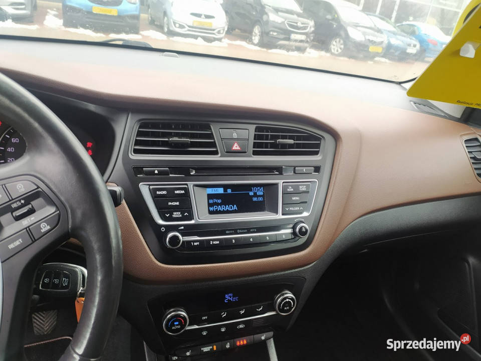 Hyundai i20 12 84Podgrzewane fotele i kierownica gniazdo USB Łódź