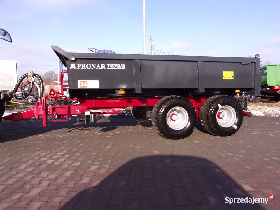 Przyczepa budowlana tandem skorupowa T6793 Opoczno