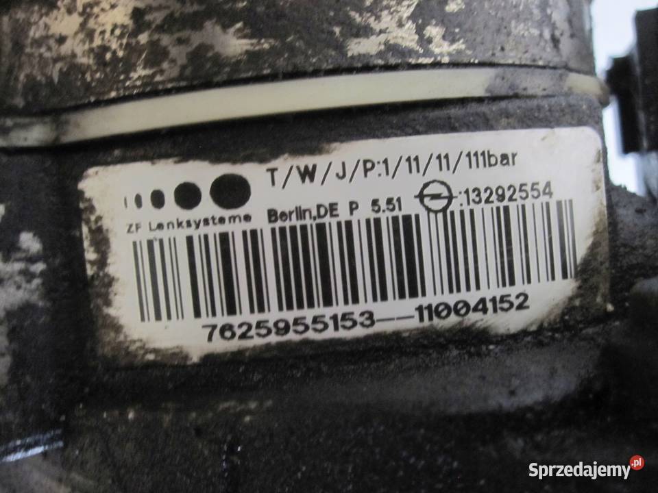 OPEL ZAFIRA B pompa wspomagania 13292554 świętokrzyskie Kielce