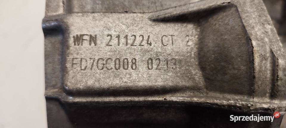 VW TAYRON SKRZYNIA BIEGÓW 15 ETSI WFN 0GC300058H osobowe