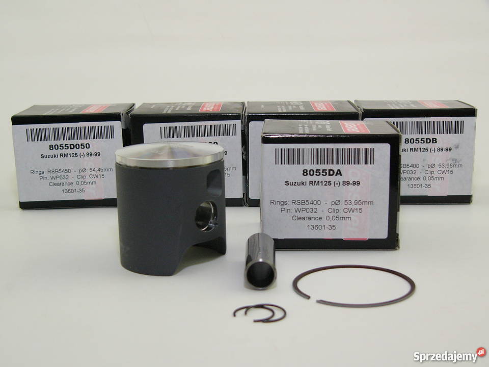 TŁOK komplet tłokowy WOSSNER 5395 mm sel A RM Zabrze