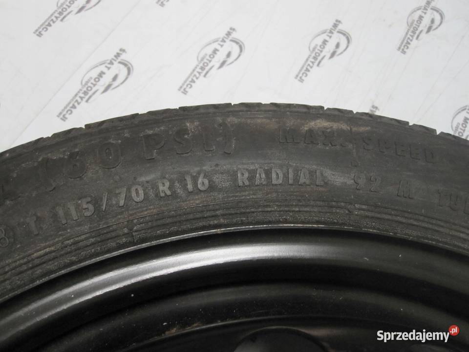 OPEL VECTRA C koło dojazdowe 1157016 92M 5x110