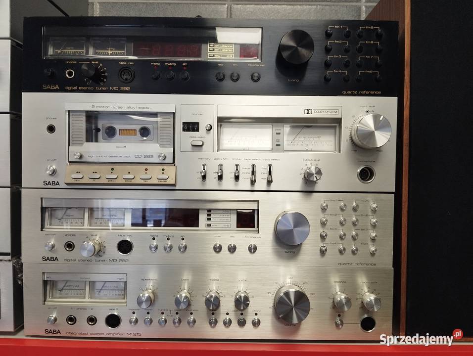 Wieża Saba Ultra HIFI 215 CD 262 MD 292 sprawna po renowacji