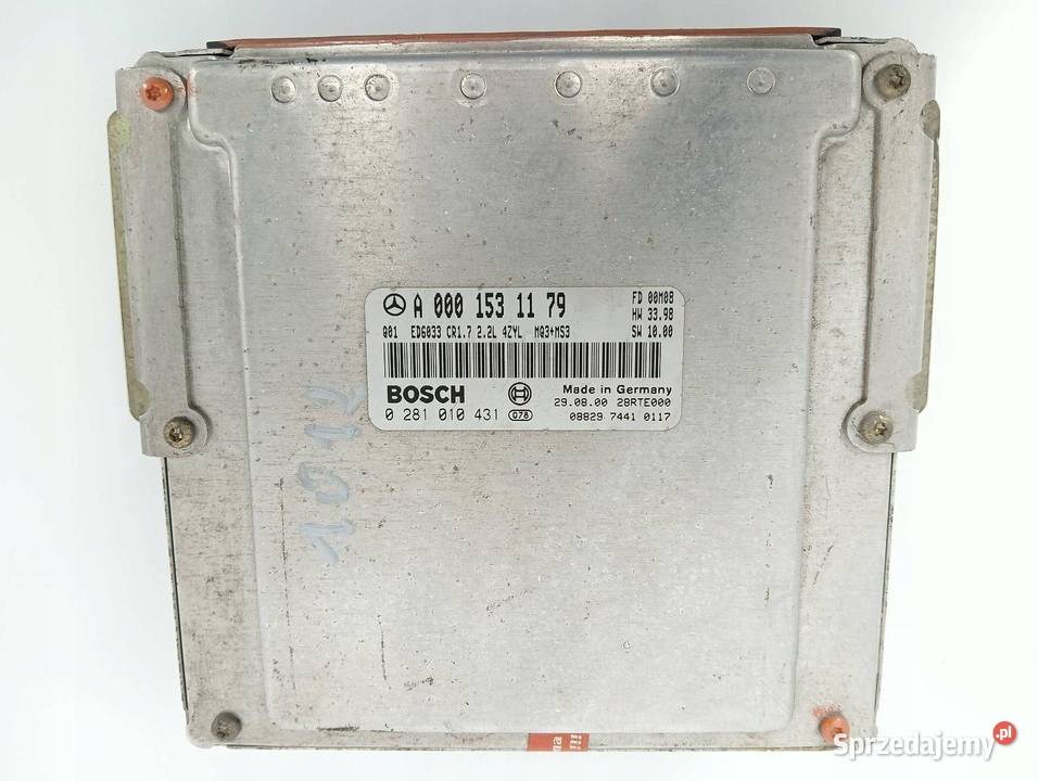 STEROWNIK SILNIKA A0001531179 0281010431 22 CDI